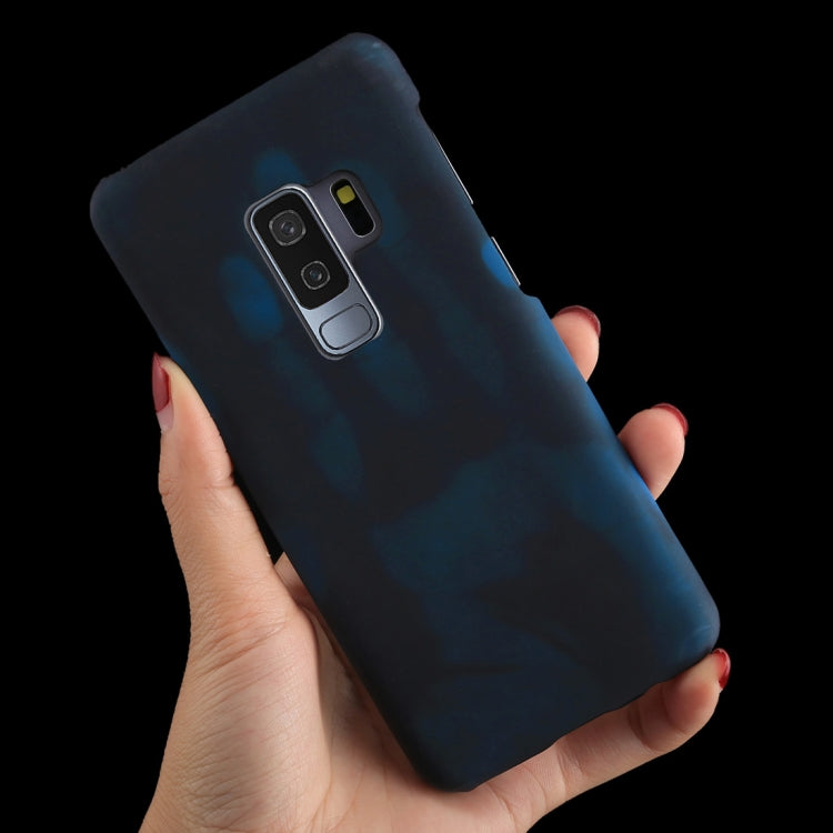 For Galaxy S9+ Paste Skin + PC Thermal Sensor Discoloration Protective Back Cover Case