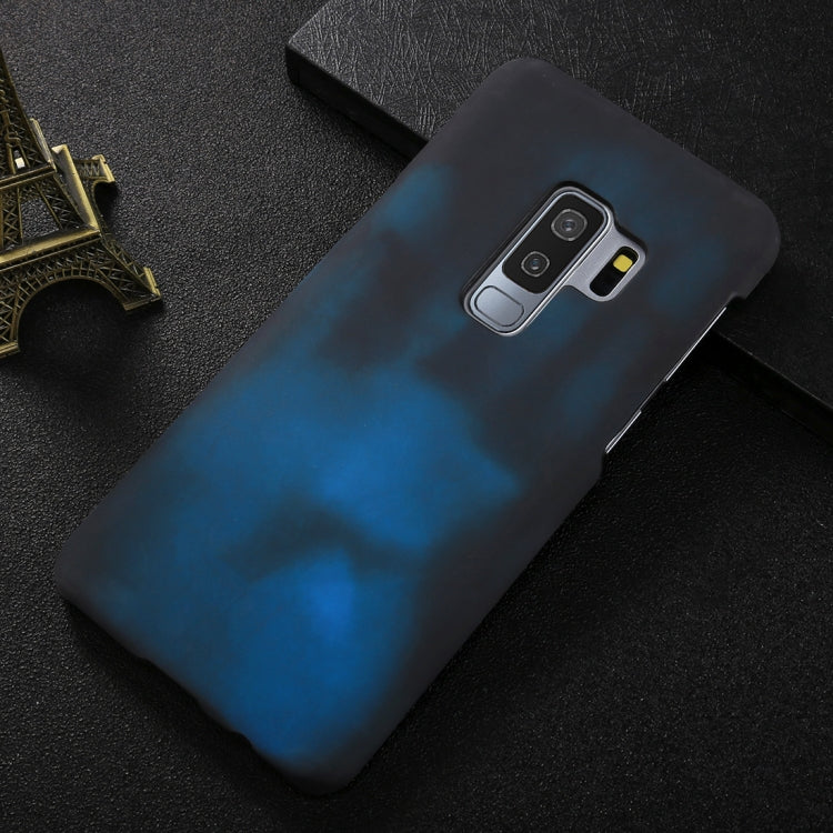 For Galaxy S9+ Paste Skin + PC Thermal Sensor Discoloration Protective Back Cover Case