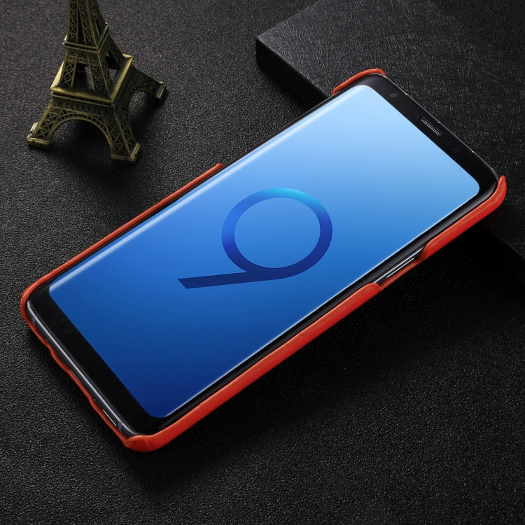 For Galaxy S9+ Paste Skin + PC Thermal Sensor Discoloration Protective Back Cover Case