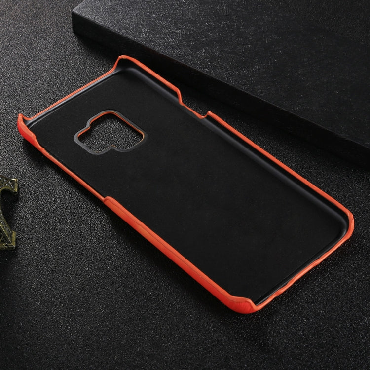 For Galaxy S9+ Paste Skin + PC Thermal Sensor Discoloration Protective Back Cover Case