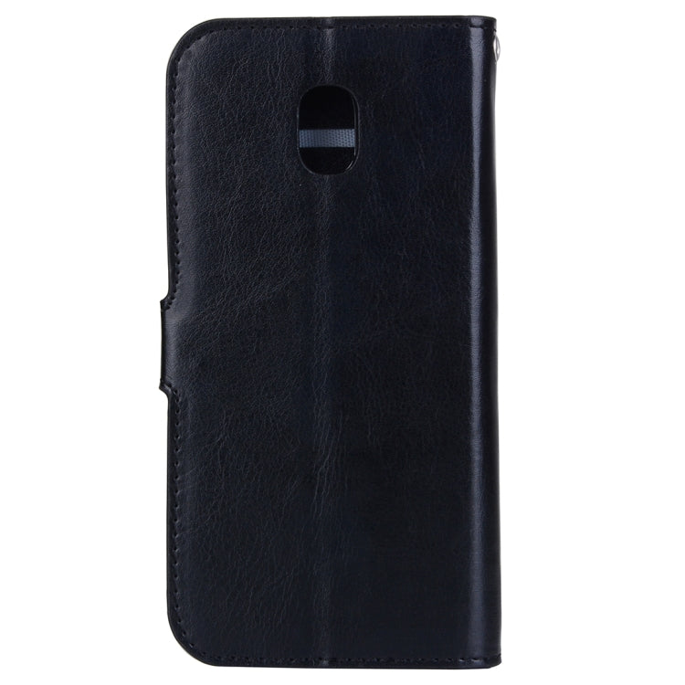 For Galaxy J3 (2017) (EU Version) Crazy Horse Texture Horizontal Flip Leather Case with Holder & Card Slots & Wallet & Photo Frame