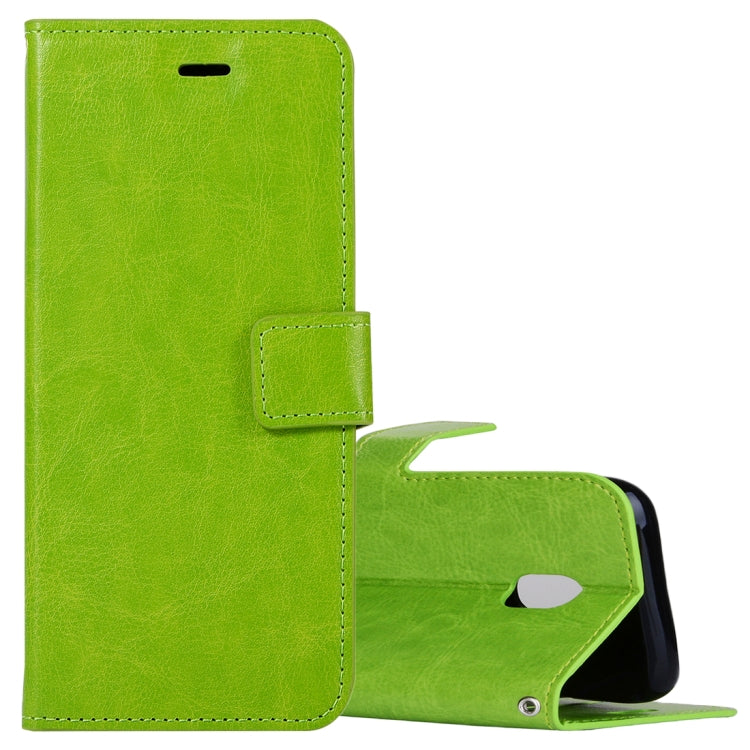 For Galaxy J5 (2017) (EU Version) Crazy Horse Texture Horizontal Flip Leather Case with Holder & Card Slots & Wallet & Photo Frame