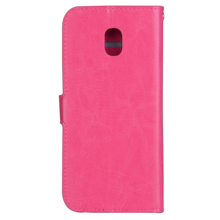For Galaxy J5 (2017) (EU Version) Crazy Horse Texture Horizontal Flip Leather Case with Holder & Card Slots & Wallet & Photo Frame