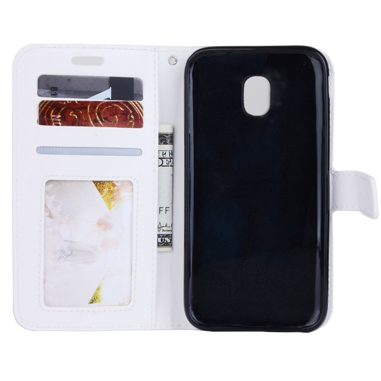 For Galaxy J5 (2017) (EU Version) Crazy Horse Texture Horizontal Flip Leather Case with Holder & Card Slots & Wallet & Photo Frame