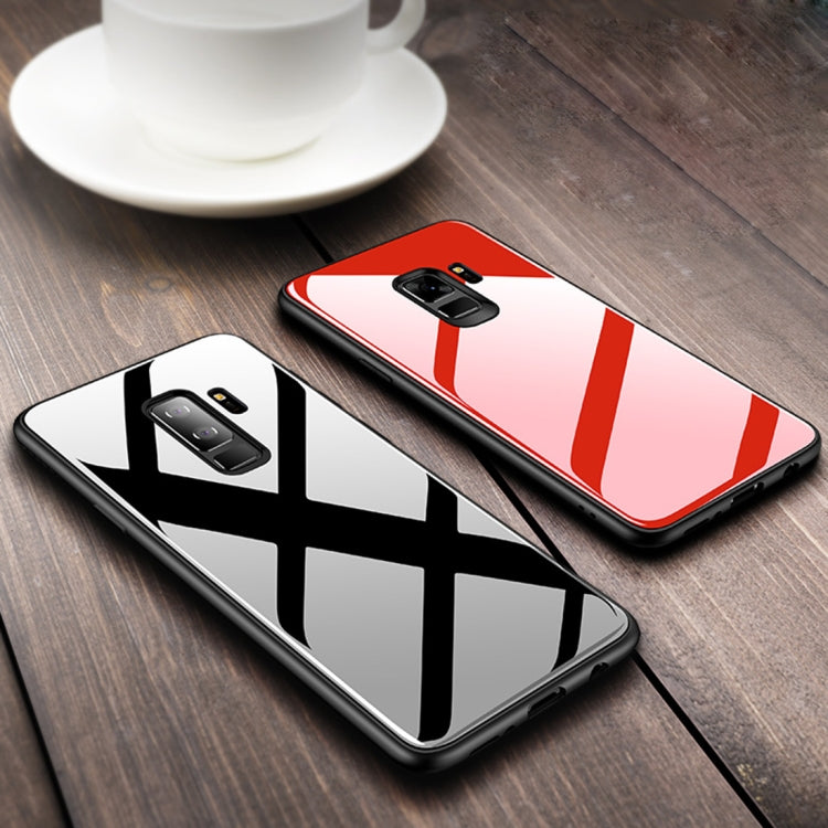 CAFELE for Galaxy S9+ Glass Protective Case