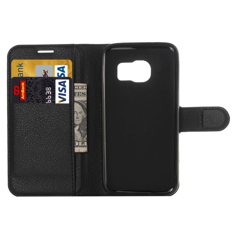For Galaxy Note 5 / N920 Litchi Texture Horizontal Flip Leather Case with Holder & Card Slots & Wallet