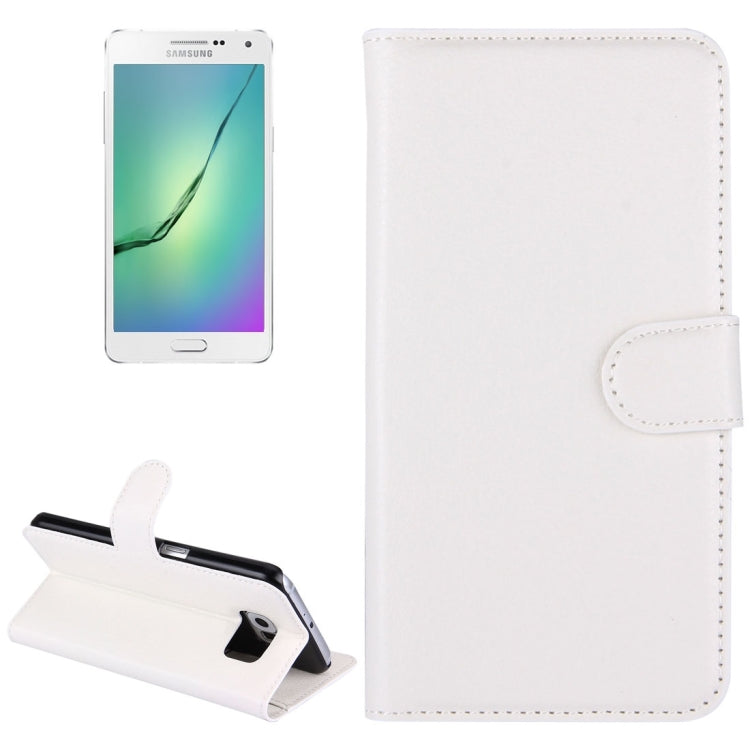 For Galaxy S6 / G920 Litchi Texture Horizontal Flip Leather Case with Holder & Card Slots & Wallet