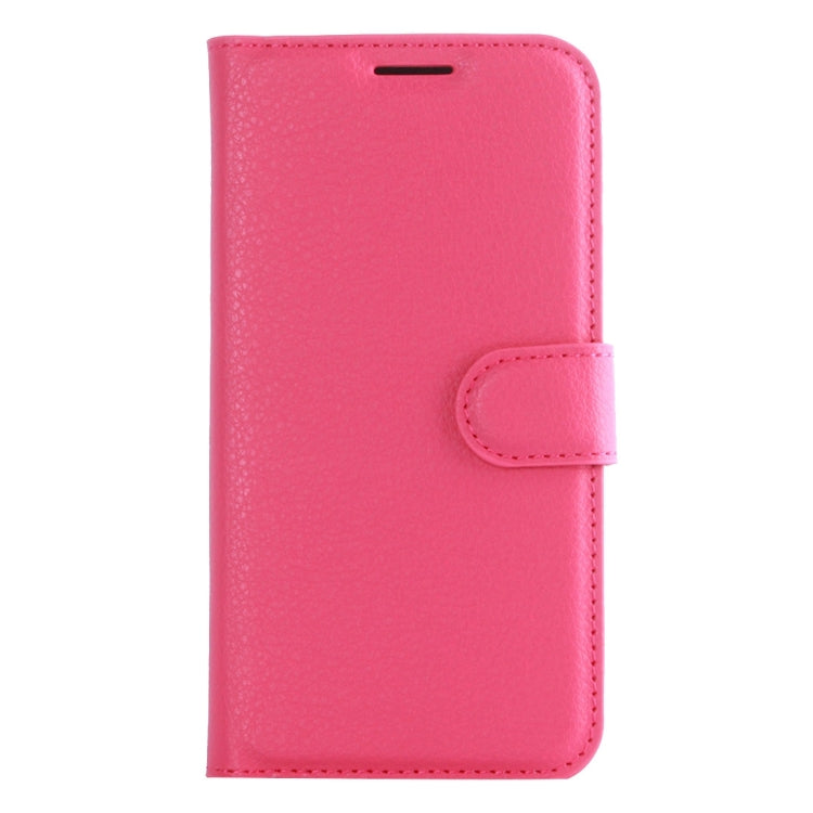 For Galaxy S7 Edge / G935 Litchi Texture Horizontal Flip Leather Case with Holder & Card Slots & Wallet