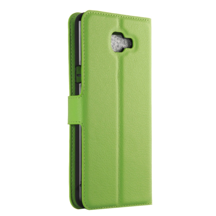 For Galaxy A3 (2016) / A310 Litchi Texture Horizontal Flip Leather Case with Holder & Card Slots & Wallet