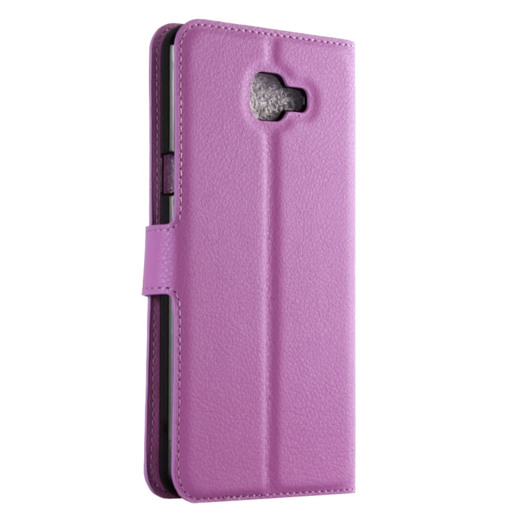 For Galaxy A3 (2016) / A310 Litchi Texture Horizontal Flip Leather Case with Holder & Card Slots & Wallet