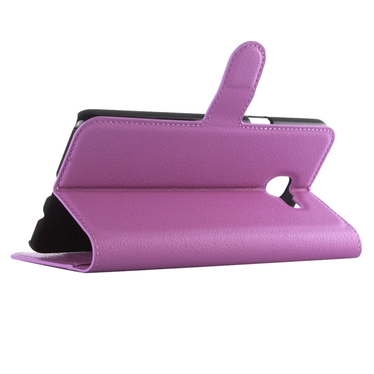 For Galaxy A3 (2016) / A310 Litchi Texture Horizontal Flip Leather Case with Holder & Card Slots & Wallet