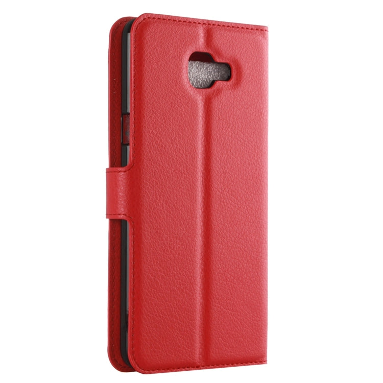 For Galaxy A3 (2016) / A310 Litchi Texture Horizontal Flip Leather Case with Holder & Card Slots & Wallet