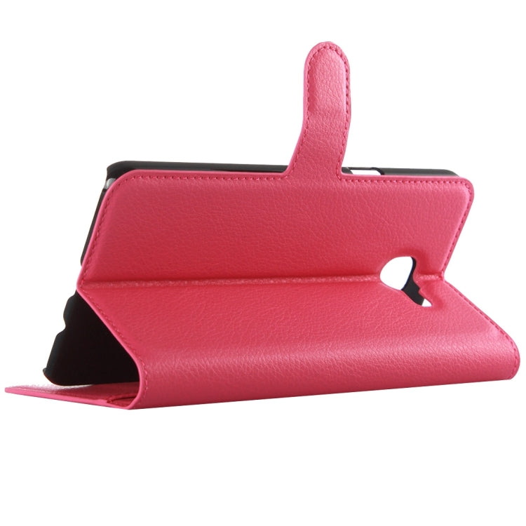 For Galaxy A5 (2016) / A510 Litchi Texture Horizontal Flip Leather Case with Holder & Card Slots & Wallet