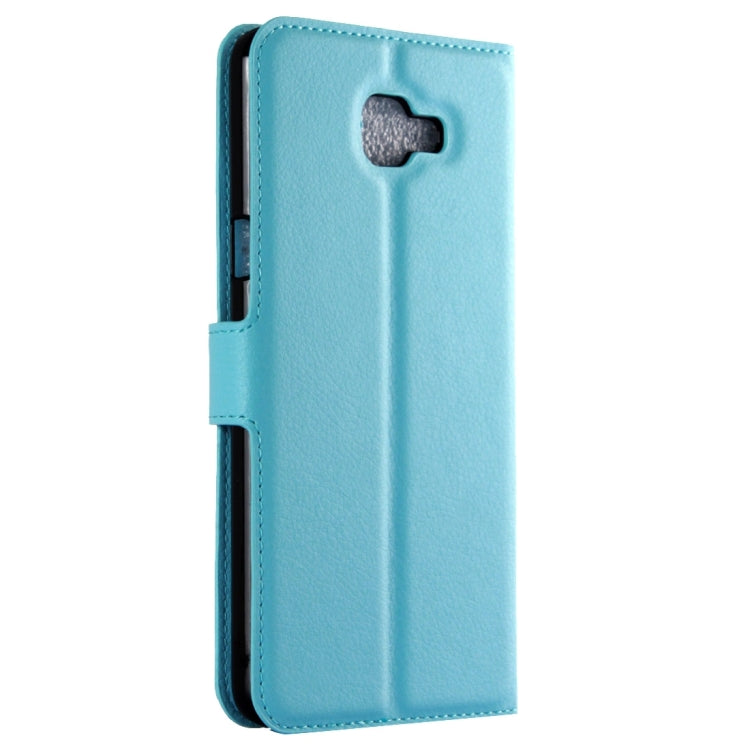 For Galaxy A7 (2016) / A710 Litchi Texture Horizontal Flip Leather Case with Holder & Card Slots & Wallet