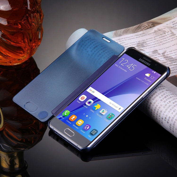 For Galaxy A7 (2016) / A710 Horizontal Flip Leather Case with Sleep / Wake-up Function