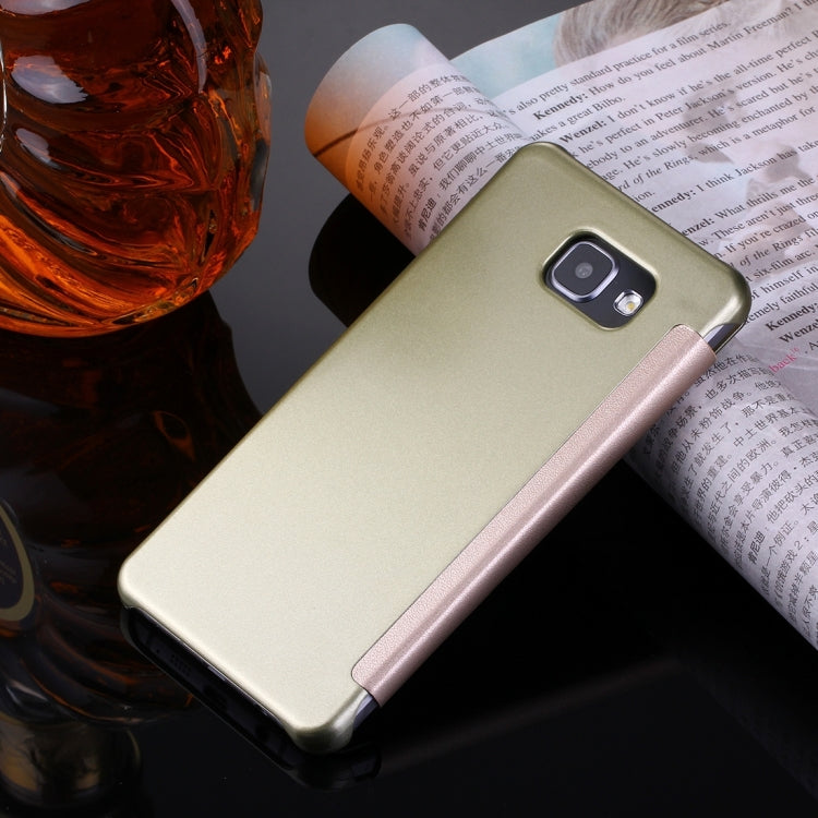 For Galaxy A7 (2016) / A710 Horizontal Flip Leather Case with Sleep / Wake-up Function