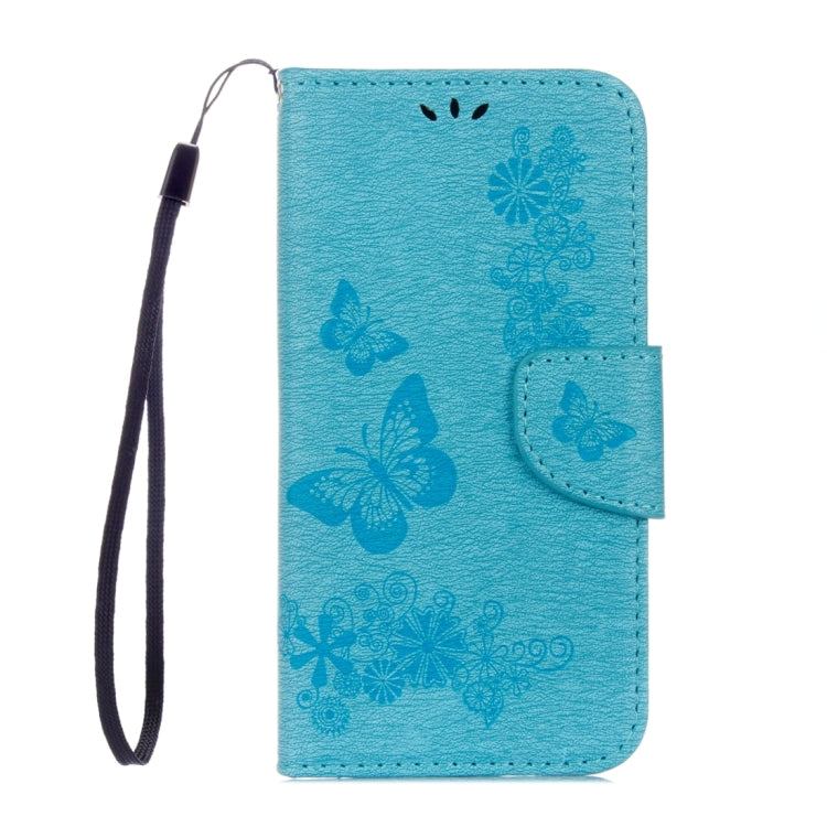 For Galaxy S8 Butterflies Embossing Horizontal Flip Leather Case with Holder & Card Slots & Wallet & Lanyard