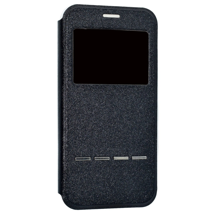 For Galaxy A7 (2017) / A720 Business Style Frosted Texture Horizontal Flip Leather Case with Call Display ID & SlideUnlock Slip & Holder