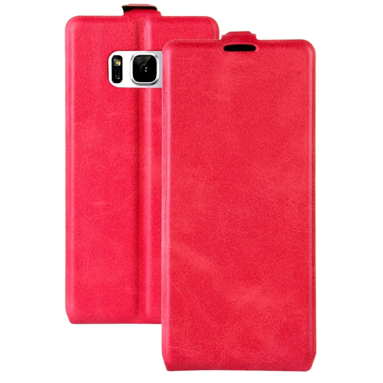 For Galaxy S8 Vertical Flip Leather Case with Card Slot & Photo Frame