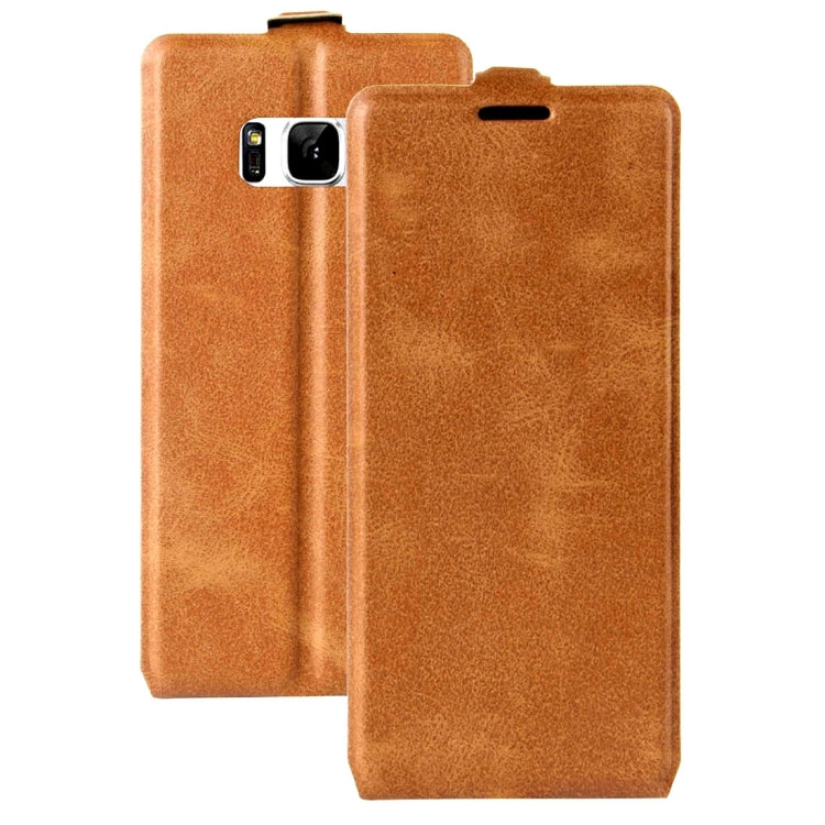 For Galaxy S8 Vertical Flip Leather Case with Card Slot & Photo Frame