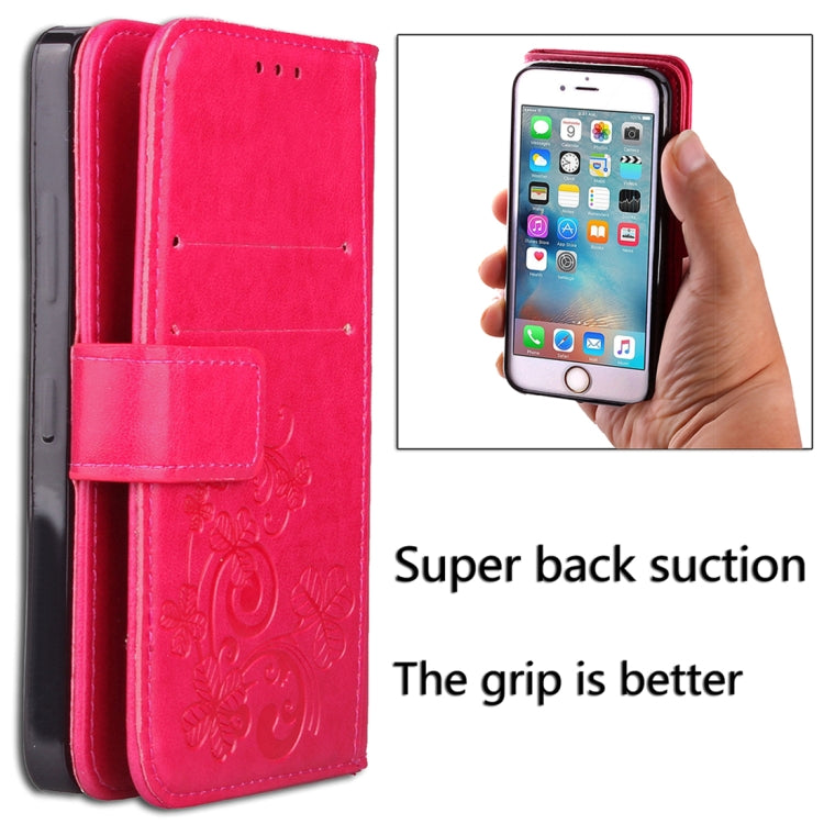 For Galaxy S9 Lucky Clover Pressed Flowers Pattern Horizontal Flip Leather Case with Holder & Card Slots & Wallet & Hand Strap