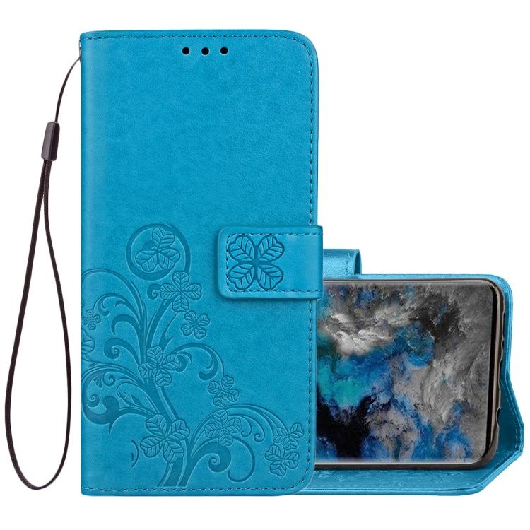 For Galaxy S9 Lucky Clover Pressed Flowers Pattern Horizontal Flip Leather Case with Holder & Card Slots & Wallet & Hand Strap