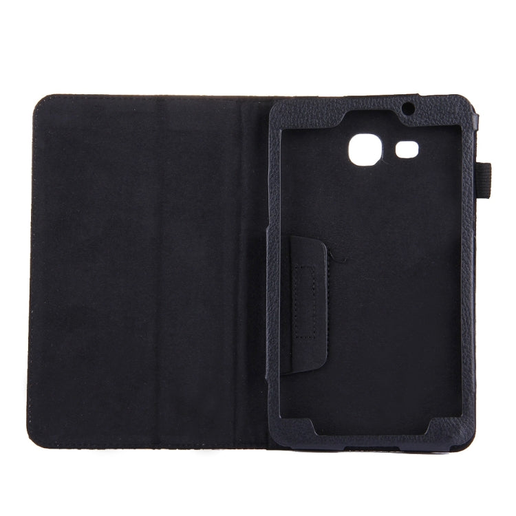 For Galaxy Tab A 7.0 / T280 Litchi Texture Magnetic Horizontal Flip Leather Case with Holder