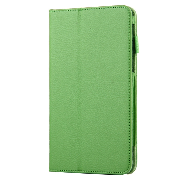For Galaxy Tab A 7.0 / T280 Litchi Texture Magnetic Horizontal Flip Leather Case with Holder