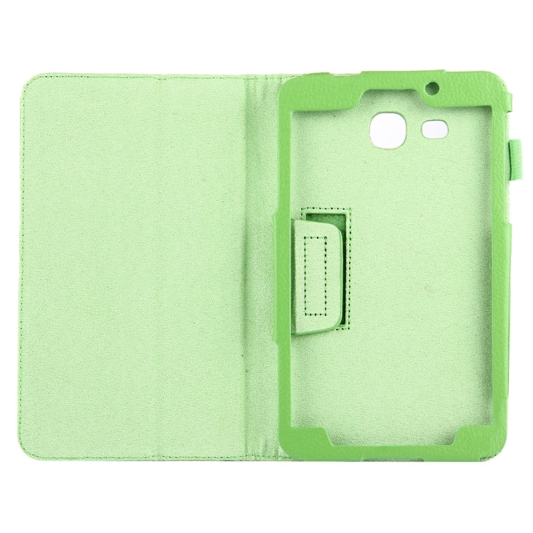 For Galaxy Tab A 7.0 / T280 Litchi Texture Magnetic Horizontal Flip Leather Case with Holder