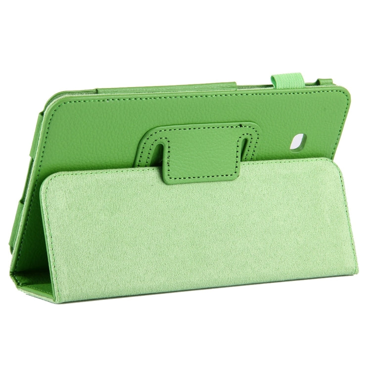For Galaxy Tab A 7.0 / T280 Litchi Texture Magnetic Horizontal Flip Leather Case with Holder