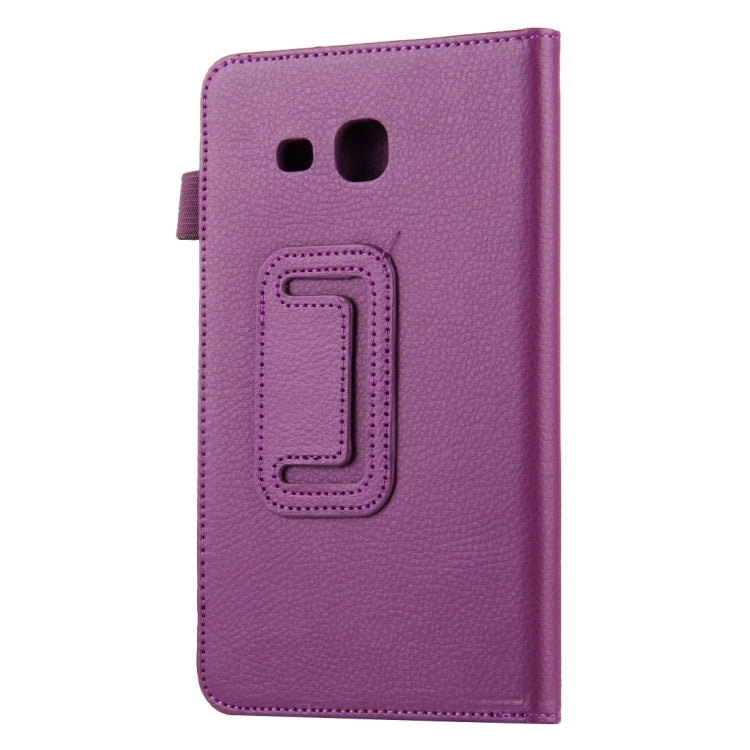 For Galaxy Tab A 7.0 / T280 Litchi Texture Magnetic Horizontal Flip Leather Case with Holder