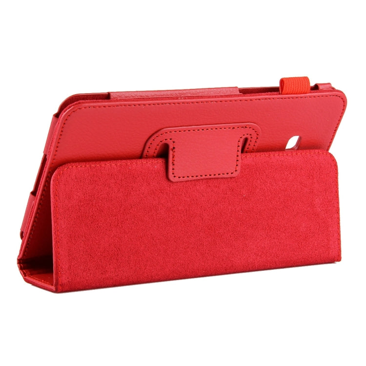 For Galaxy Tab A 7.0 / T280 Litchi Texture Magnetic Horizontal Flip Leather Case with Holder
