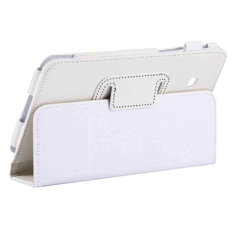 For Galaxy Tab A 7.0 / T280 Litchi Texture Magnetic Horizontal Flip Leather Case with Holder