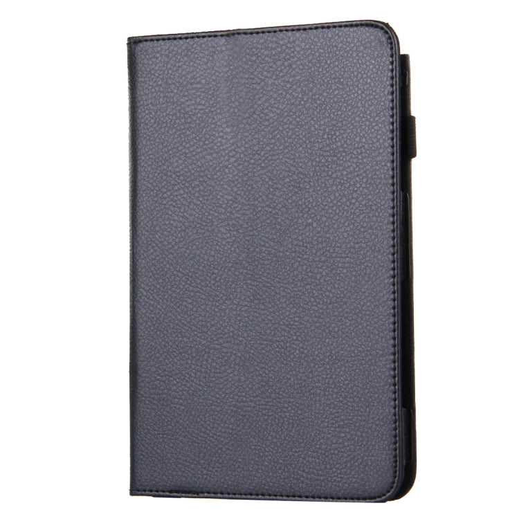 For Galaxy Tab A 8.0 / T350 Litchi Texture Magnetic Horizontal Flip Leather Case with Holder