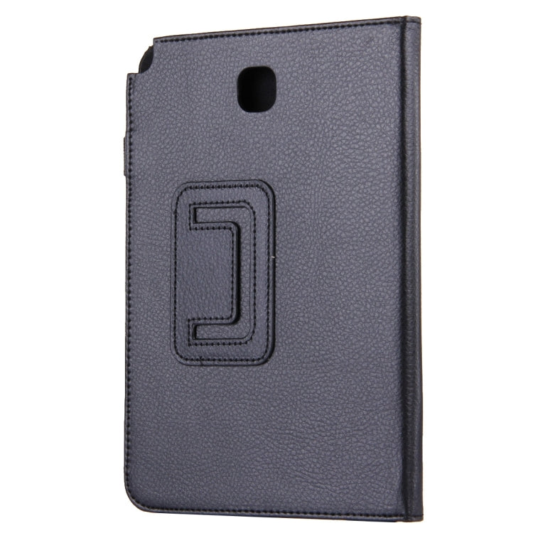 For Galaxy Tab A 8.0 / T350 Litchi Texture Magnetic Horizontal Flip Leather Case with Holder