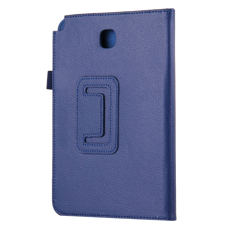 For Galaxy Tab A 8.0 / T350 Litchi Texture Magnetic Horizontal Flip Leather Case with Holder