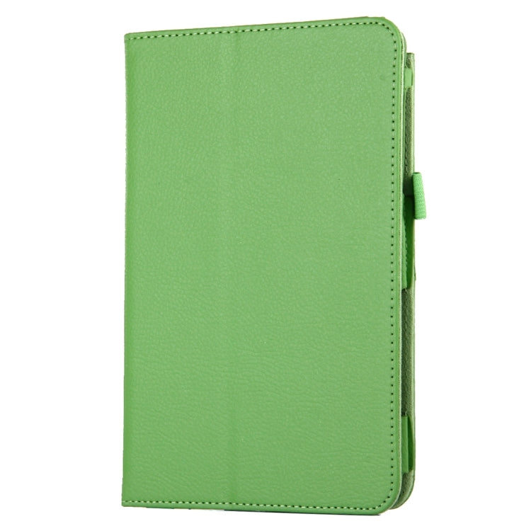 For Galaxy Tab A 8.0 / T350 Litchi Texture Magnetic Horizontal Flip Leather Case with Holder