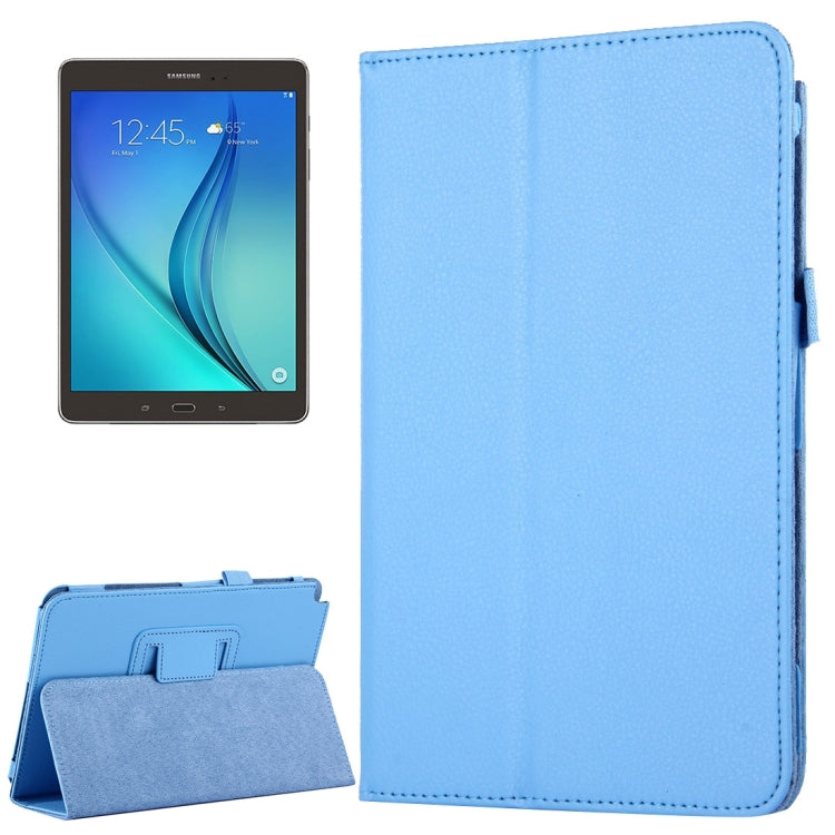 For Galaxy Tab A 8.0 / T350 Litchi Texture Magnetic Horizontal Flip Leather Case with Holder