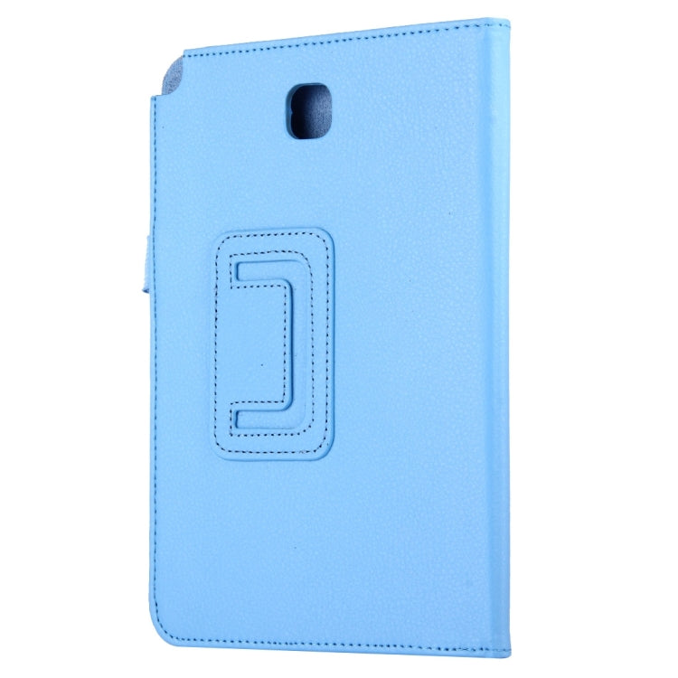 For Galaxy Tab A 8.0 / T350 Litchi Texture Magnetic Horizontal Flip Leather Case with Holder