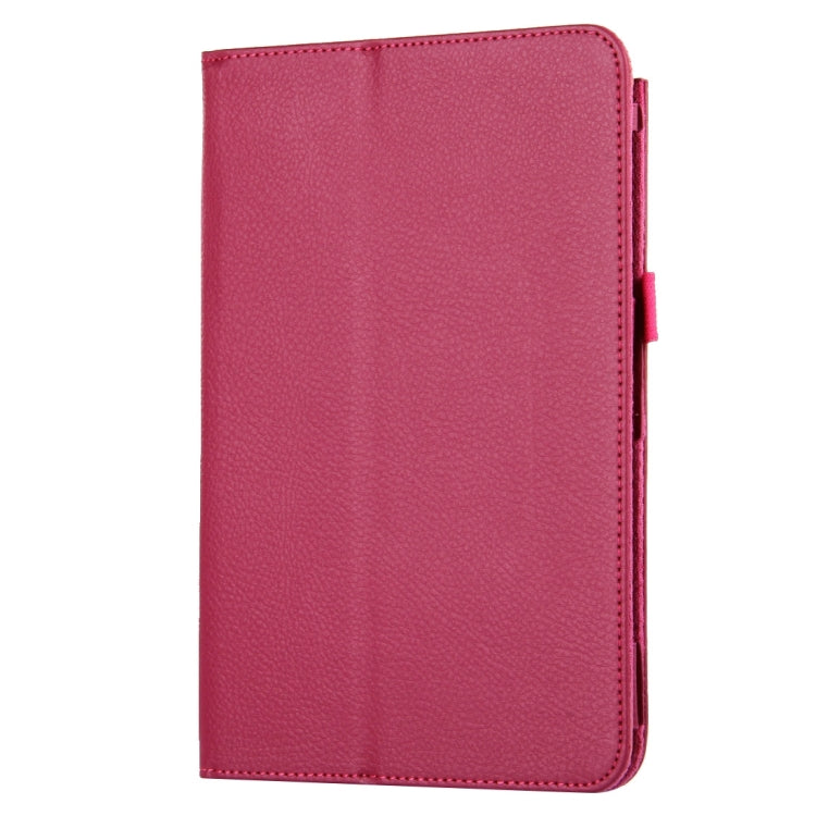 For Galaxy Tab A 8.0 / T350 Litchi Texture Magnetic Horizontal Flip Leather Case with Holder