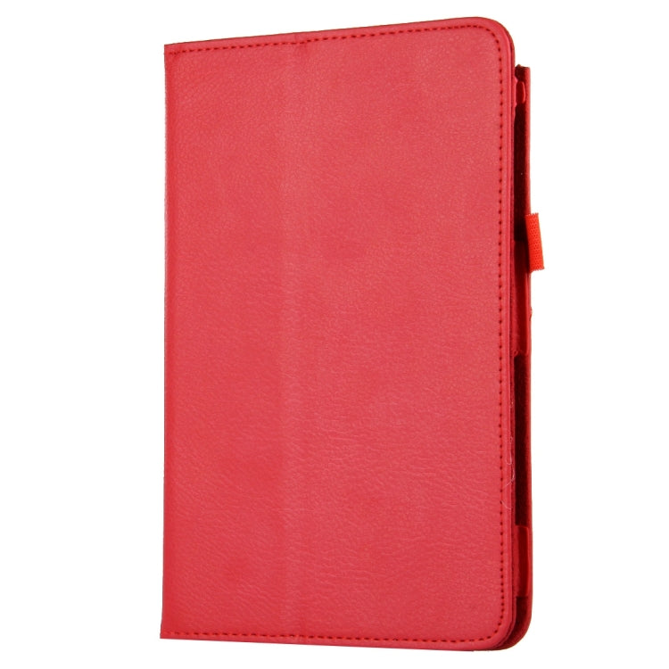 For Galaxy Tab A 8.0 / T350 Litchi Texture Magnetic Horizontal Flip Leather Case with Holder