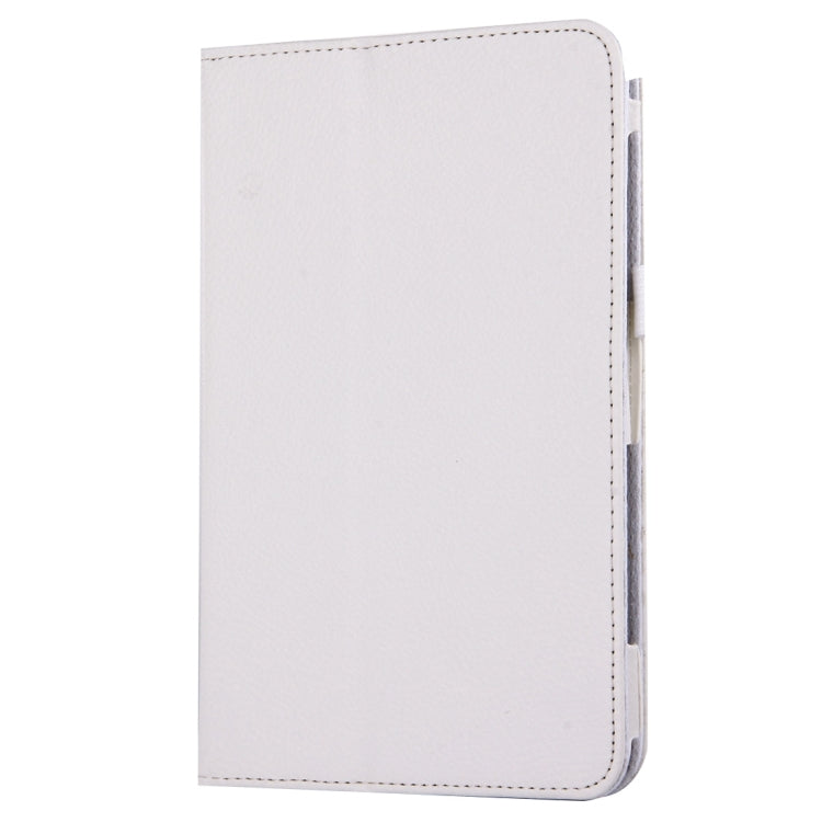For Galaxy Tab A 8.0 / T350 Litchi Texture Magnetic Horizontal Flip Leather Case with Holder