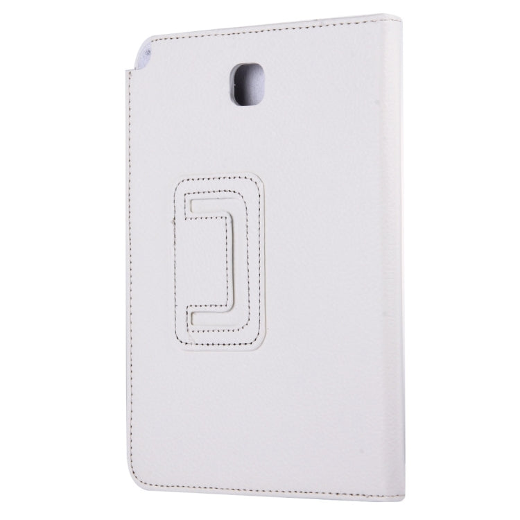 For Galaxy Tab A 8.0 / T350 Litchi Texture Magnetic Horizontal Flip Leather Case with Holder