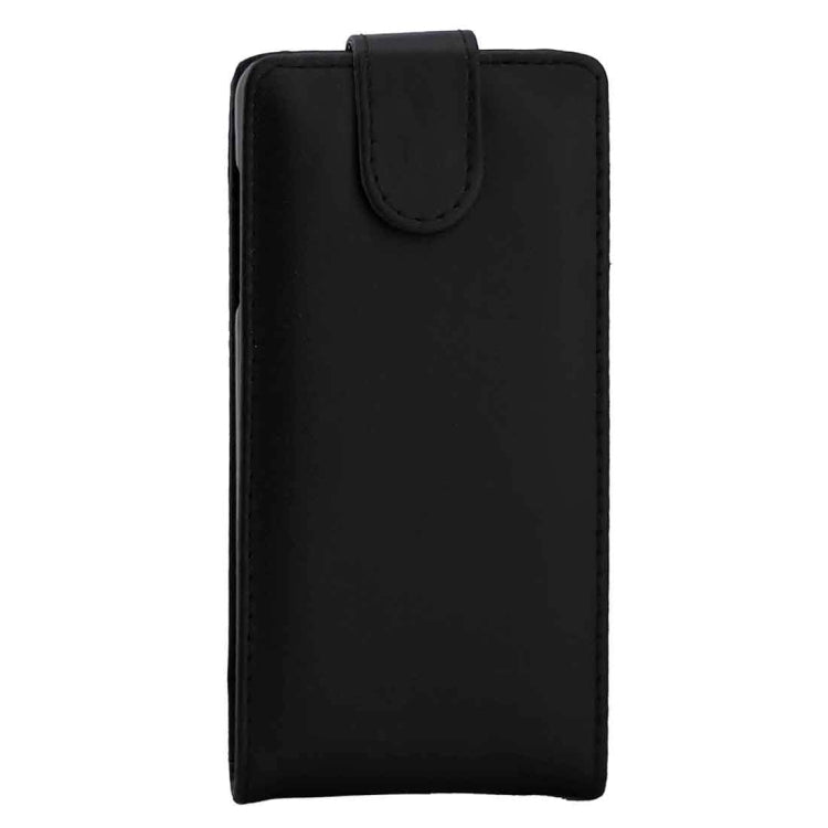 For Galaxy A3 (2016) / A310 Plain Texture Vertical Flip Leather Case Waist Bag with Magnetic Buckle(Black)