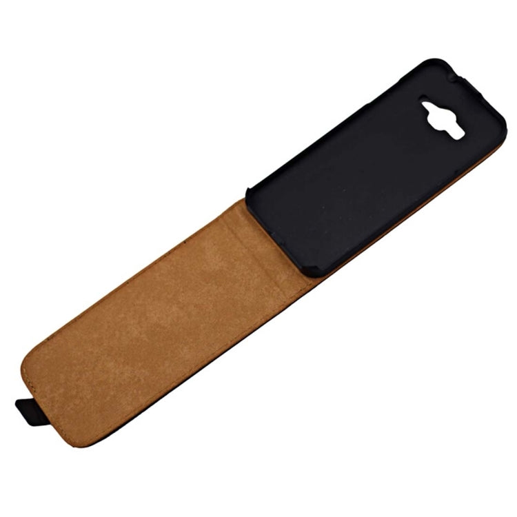 For Galaxy J1 (2016) / J120 Vertical Flip Leather Case Waist Bag with Magnetic Buckle(Black)