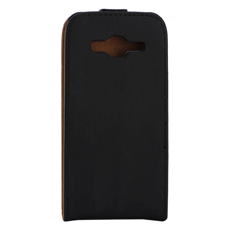 For Galaxy J3 (2016) / J320 / J3109 Vertical Flip Leather Case Waist Bag with Magnetic Buckle(Black)