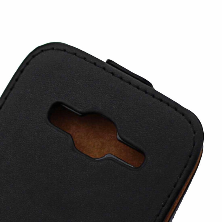 For Galaxy J3 (2016) / J320 / J3109 Vertical Flip Leather Case Waist Bag with Magnetic Buckle(Black)