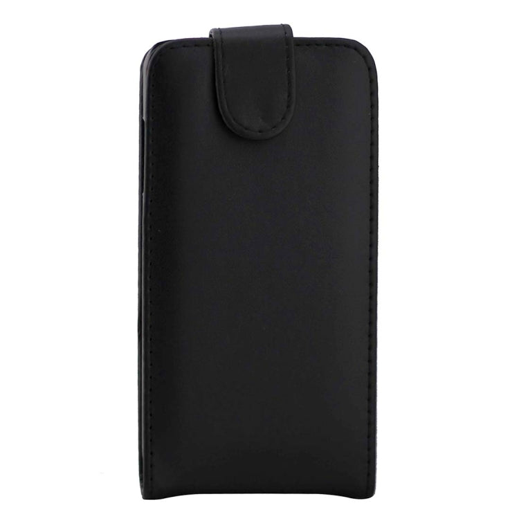 For Galaxy J3 (2016) / J320 / J3109 Plain Texture Vertical Flip Leather Case Waist Bag with Magnetic Buckle(Black)