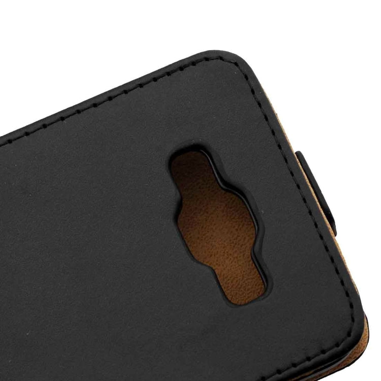 For Galaxy J5 (2016) / J510 Vertical Flip Leather Case Waist Bag with Magnetic Buckle(Black)