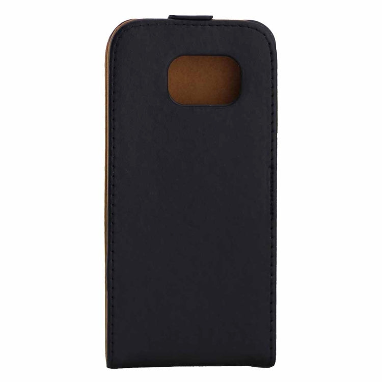 For Galaxy S7 Edge / G935 Vertical Flip Leather Case Waist Bag with Magnetic Buckle(Black)